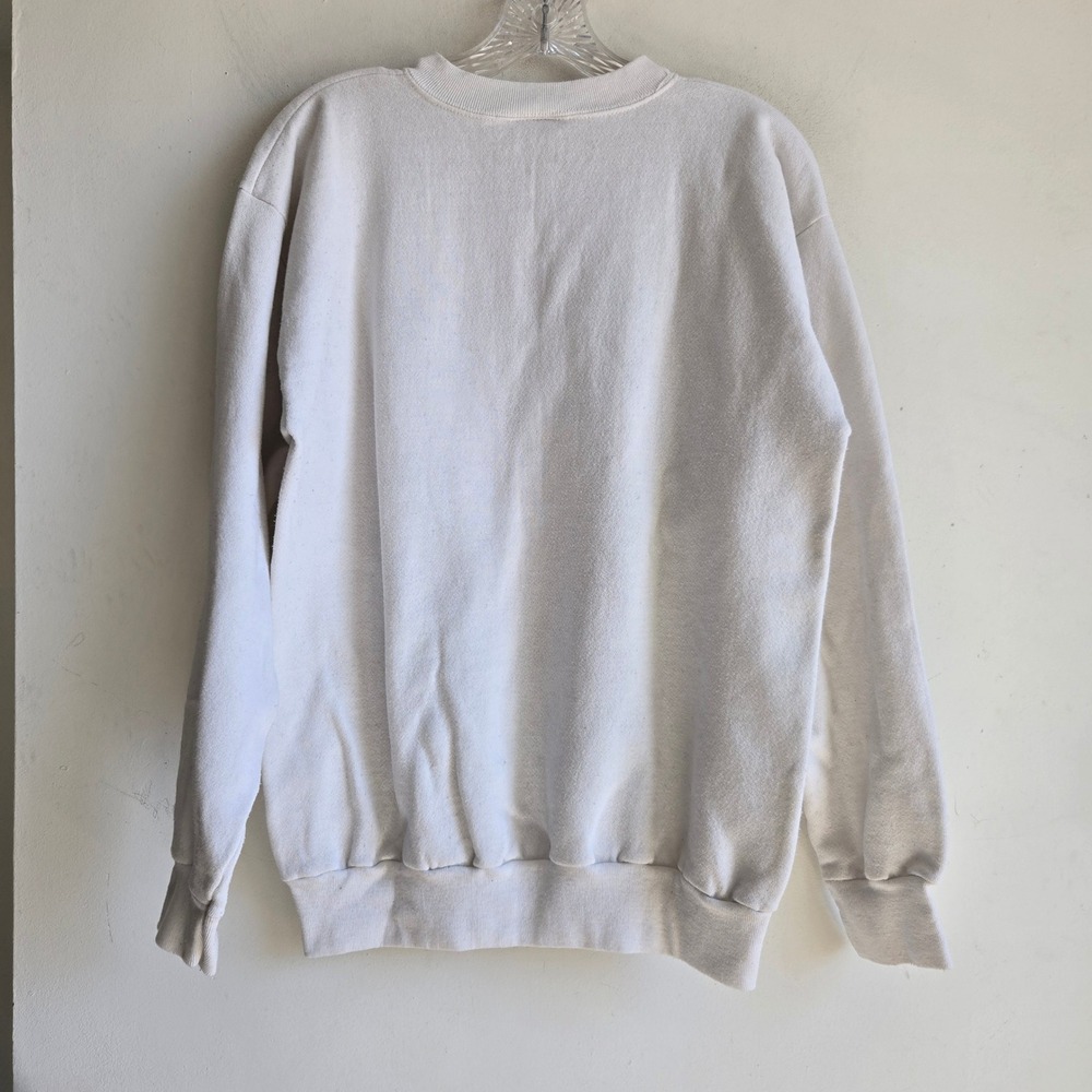 Peanuts Large Sweatshirt Womens White Good Halloween Charlie Brown Vintage USA - Picture 10 of 10